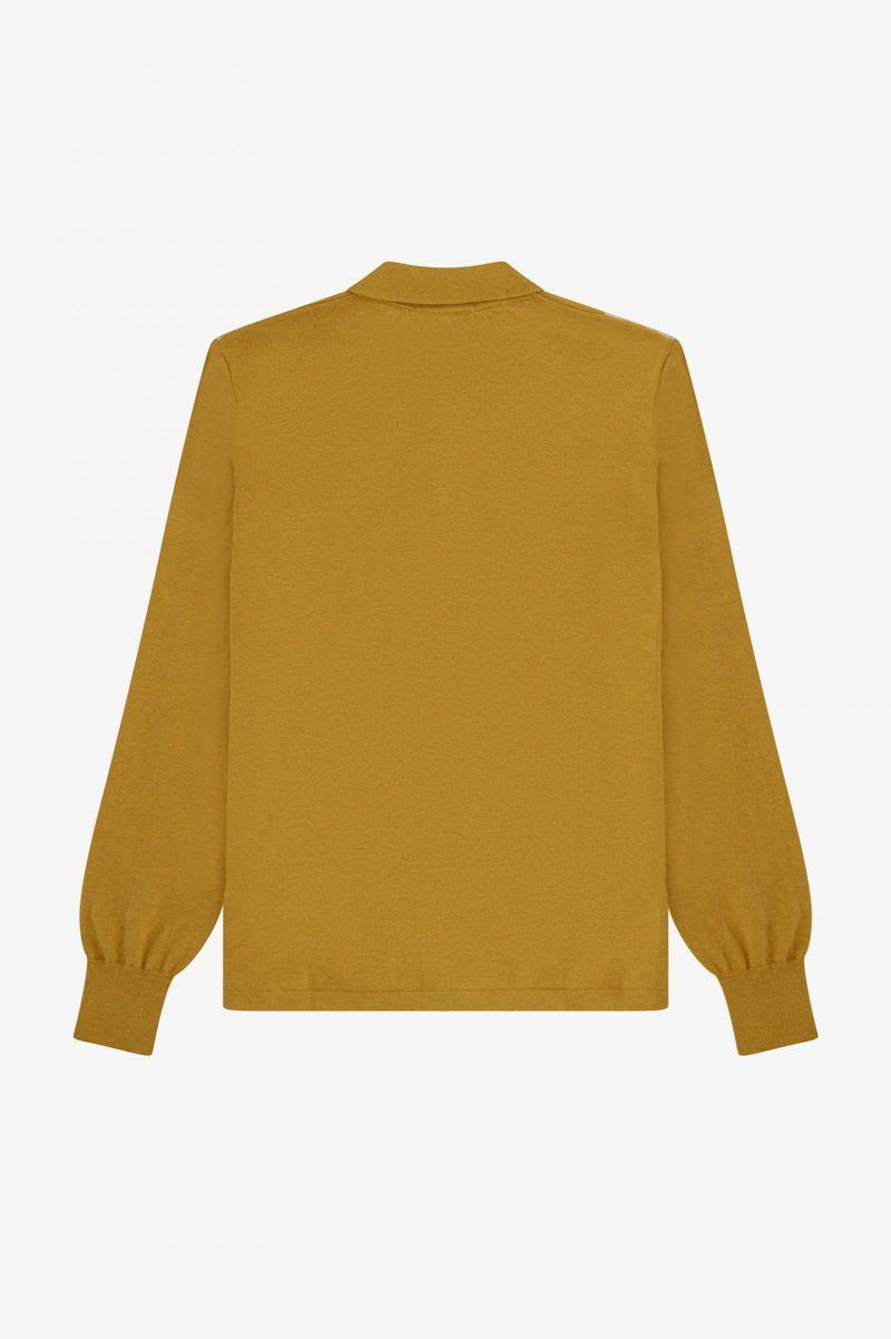 Gold Fred Perry K3814 Men's Knitwear | PH 1310YXFU